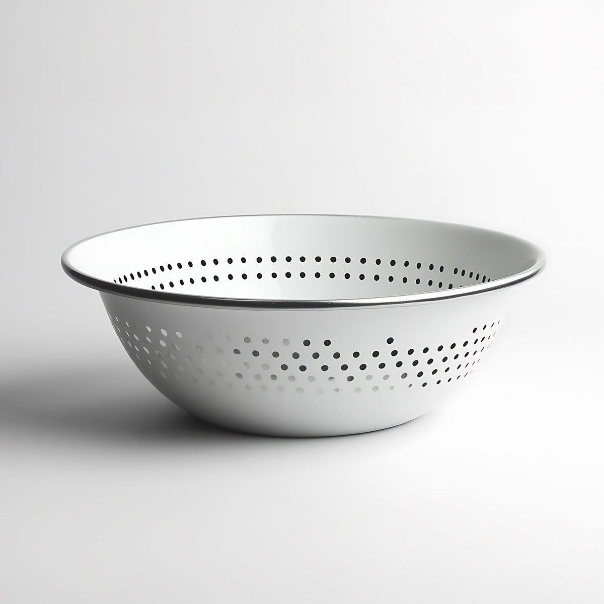 Enamel Cast Iron Strainer