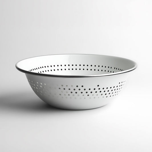 Enamel Cast Iron Strainer